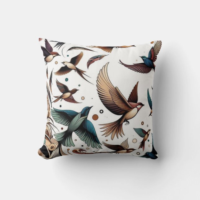 Flying beauty  cushion (Front)