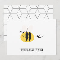 Flying bee, cute doodle 