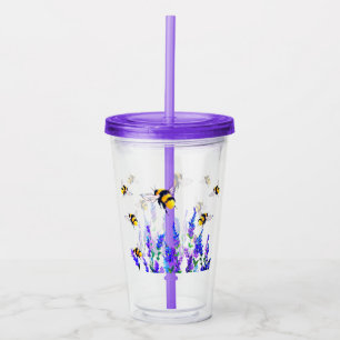 Flying Bees Acrylic Tumbler