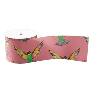 Flying Bird Grosgrain Ribbon