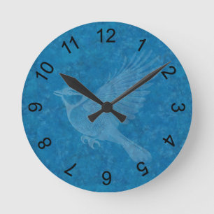 Flying Bird Round Clock