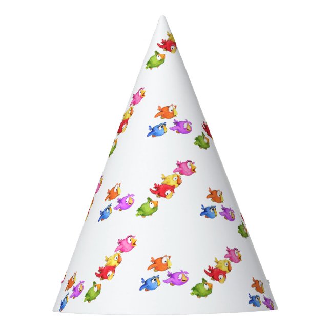 Flying Birds Party Hat (Front)