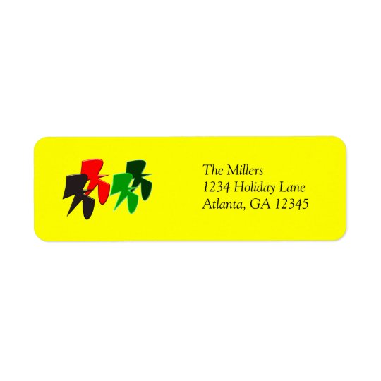 Flying Birds Return Address Label