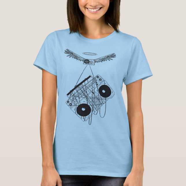flying boombox T-Shirt (Front)