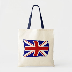 Flying British Union Jack Tote Bag