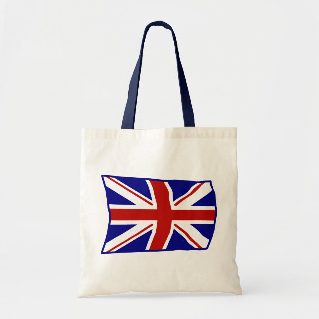 Flying British Union Jack Tote Bag (Front)