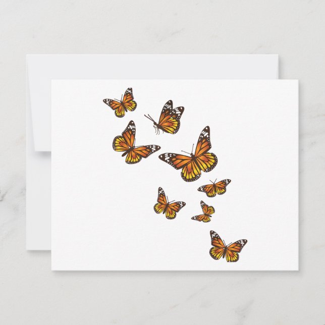 Flying Butterflies - Butterfly Lover Gardener Ento (Front)