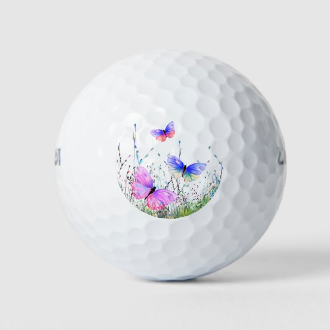 Flying Butterflies Golf Balls (Front)