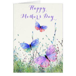 Flying Butterflies Mother's Day Card