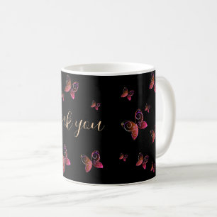 flying butterflies nature  coffee mug
