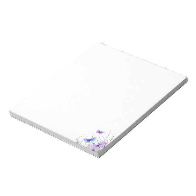 Flying Butterflies Notepad (Rotated)