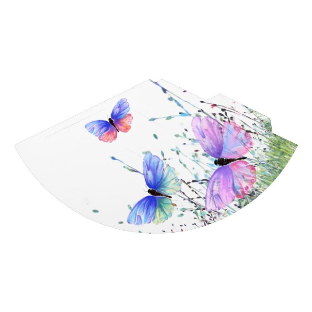 Flying Butterflies Paper Party Hat (Front)