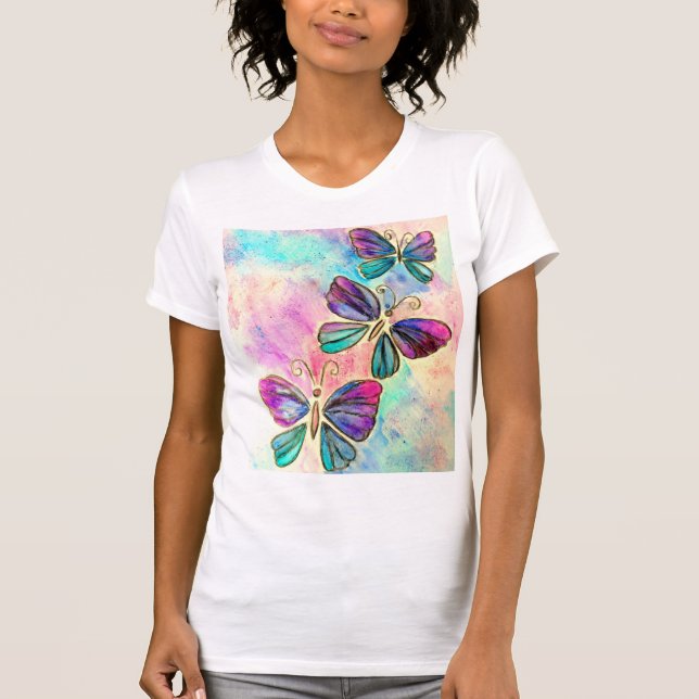 Flying Butterflies T-Shirt (Front)