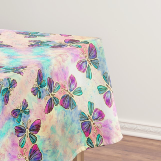 Flying Butterflies Tablecloth (In Situ)