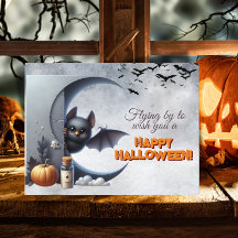 Flying By To Wish You A Happy Halloween