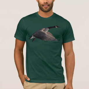 Flying Canada Goose Wildlife T-Shirt