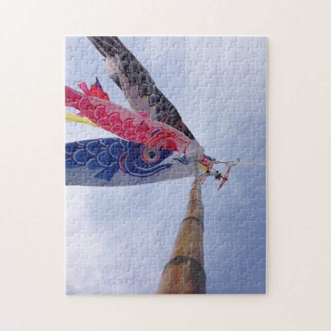 Flying Carp Jigsaw Puzzle (Vertical)