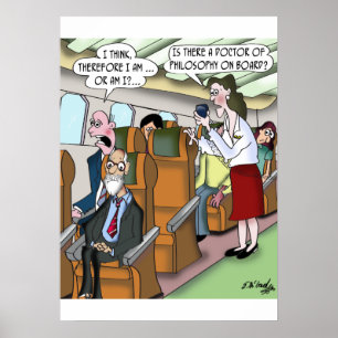 Flying Cartoon 9420 Poster