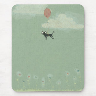 Flying Cat Mouse Mat