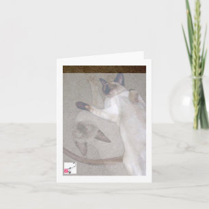 Flying Cats Card