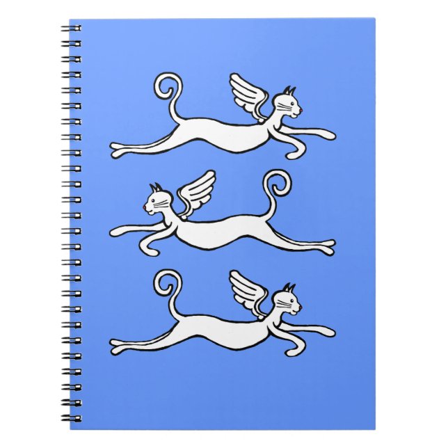 flying  cats notebook (Front)