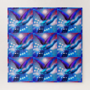 Flying Christmas angels Jigsaw Puzzle