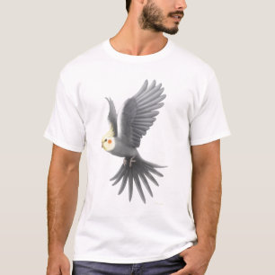 Flying Cockatiel Parrot T-Shirt