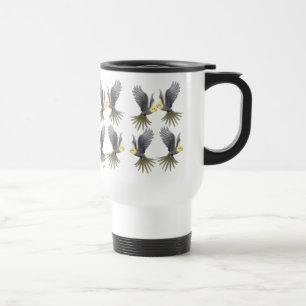 Flying Cockatiels Travel Mug