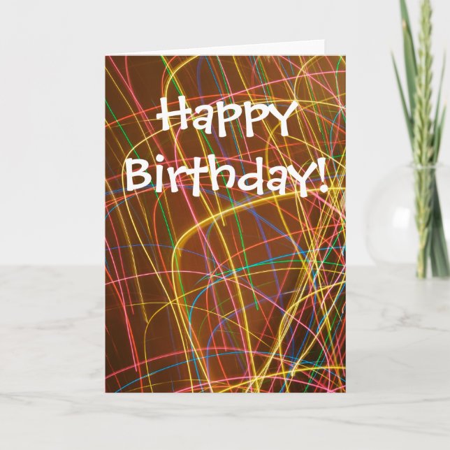 Flying Colours Birthday card (Front)
