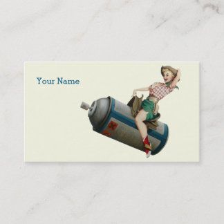Flying Cowgirl V2 Business Card