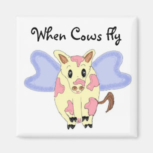 Flying Cows Magnet