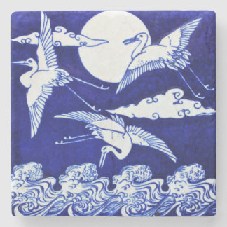 Flying Cranes - Christopher Dresser Stone Coaster