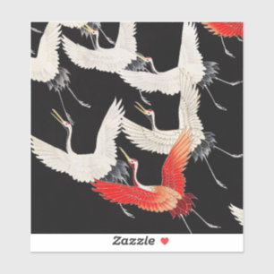 Flying Cranes: Japanese Bird Kimono Art