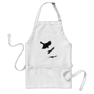Flying crows apron