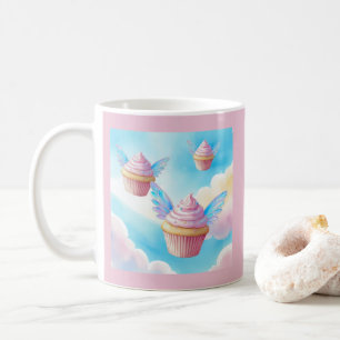 Flying Cupcakes in The Sky Coffee Mug