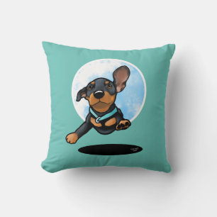 Flying Dachshund Dog Cushion