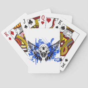 Flying Disc Golf Skull Playing Cards