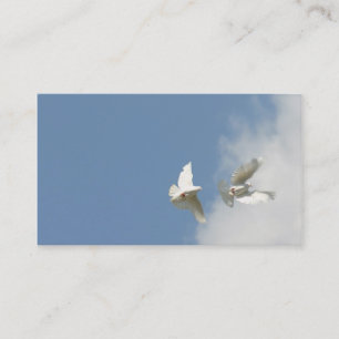Flying doves business card