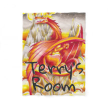 Flying Dragon and Volcano Personalised