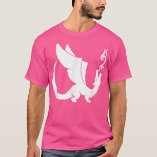 Flying Dragon Breathing Fire Fairytale Gift T-Shirt