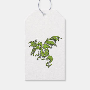Flying Dragon Design Gift Tags
