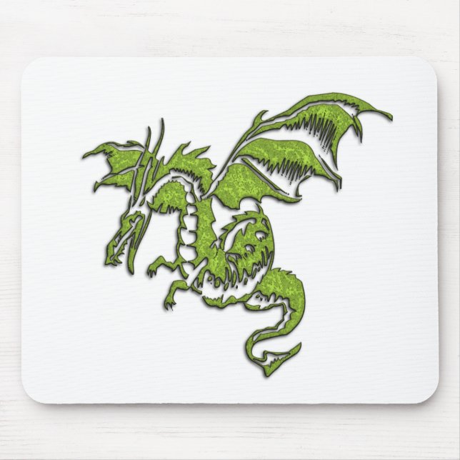 Flying Dragon Design Mouse Mat (Front)