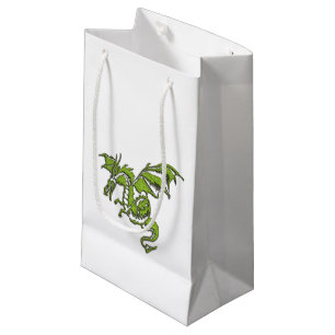 Flying Dragon Design Small Gift Bag