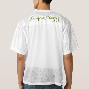Flying Dragon Front Dragon Slayer Custom Text Men's Football Jersey