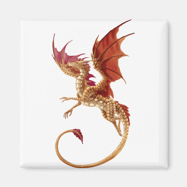 flying dragon magnet (Front)