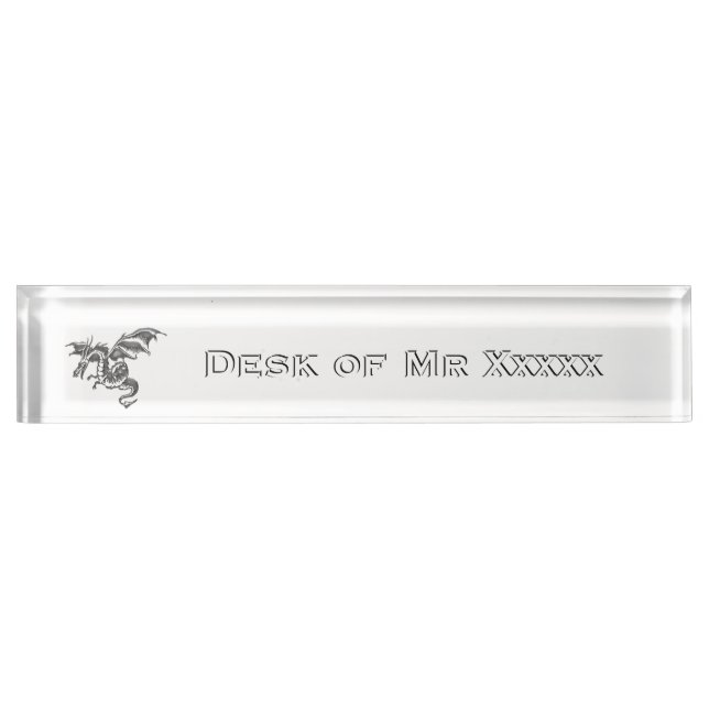 Flying Dragon Name Plate (Front)