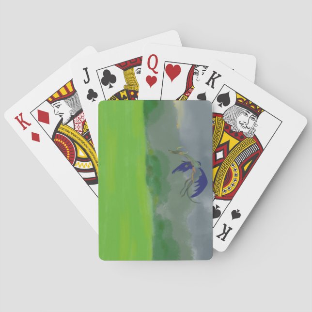 Flying Dragon Playing Cards (Back)