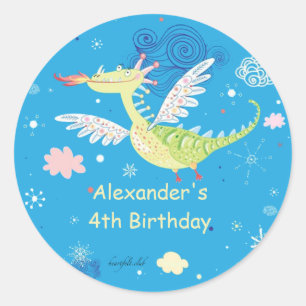 Flying Dragon Sticker