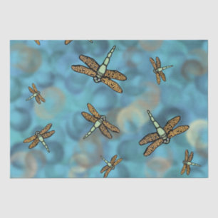 Flying Dragonflies Tissue Paper