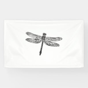 flying dragonfly banner